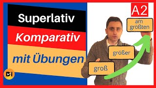 Komparativ und Superlativ  mit Übungen [upl. by Asiil]