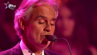 Andrea Bocelli  ‘Time To Say Goodbye’ LIVE  The Global Awards 2018  Classic FM [upl. by Ahsi845]