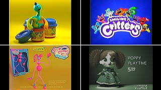 Poppy Playtime Chapter 1 2 3 4  All Official Jingles VHS Commercial Intro Comparison [upl. by Linders868]