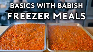 Freezer Meals  Basics with Babish [upl. by Negem]