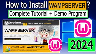 How to Install WAMP Server on Windows 1011  2024 Update  Complete Guide [upl. by Nibram]