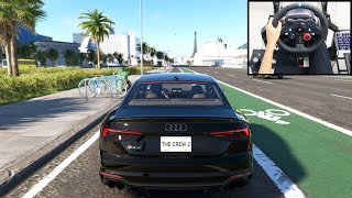 Las Vegas to Chicago  The Crew 2  Logitech g29 gameplay [upl. by Irisa]