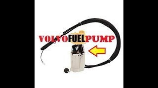 VOLVO FUEL PUMP REPLACEMENT COMPLETE GUIDE [upl. by Cinemod]