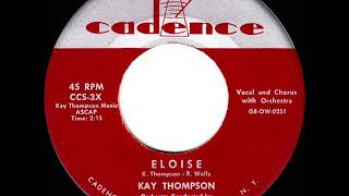 1956 HITS ARCHIVE Eloise  Kay Thompson [upl. by Oberon]