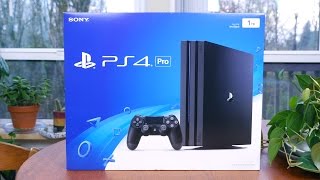 PlayStation 4 Pro Unboxing Setup and First Impressions [upl. by Keating842]