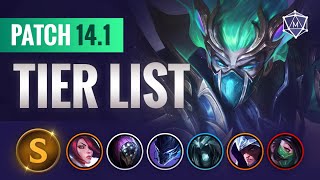 Season 2024 TIER LIST for League of Legends Patch 141 [upl. by Goldi439]