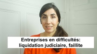 Questce que la liquidation judiciaire [upl. by Bast99]