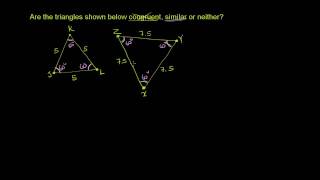 Congruent and Similar Triangles [upl. by Hoon539]