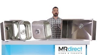 MR Direct  Stainless Steel Kitchen Sinks [upl. by Aerdnahc]