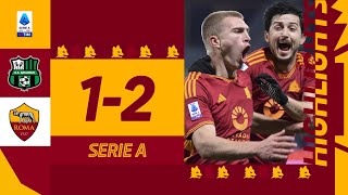 Sassuolo 12 Roma  Serie A Highlights 202324 [upl. by Ellenej294]