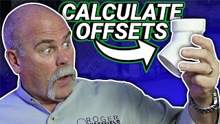 How to Calculate 45 Degree Offsets EASILY  Plumbing Math [upl. by Lussi235]