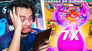 GREFG JUEGA CON ELIXIR INFINITO EN CLASH ROYALE  TheGrefg [upl. by Hilde]