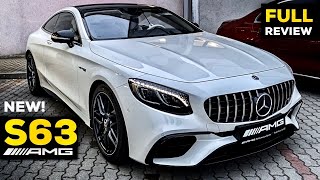 2020 MERCEDES AMG S63 Coupé V8 NEW FULL Review BRUTAL Sound S Class 4MATIC Interior Exterior [upl. by Brita]