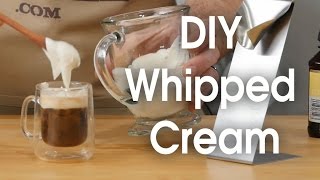 DIY whipped cream in 60 seconds [upl. by Swann]