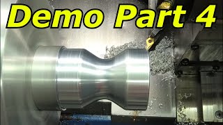 Mazatrol Programming Tutorial CNC Turning Demo Part 4 [upl. by Rosina430]