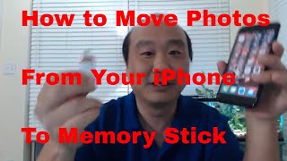 How to Move Photos from Your Iphone to Memory Stick  Flash Drive for ios and Android [upl. by Hinkel]