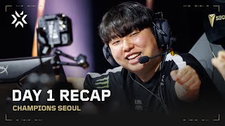 Setting The Tone  VALORANT Champions Seoul Day 1 Highlights [upl. by Emilee]