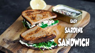 Epic Sardine Sandwich Recipe  Quick and Easy [upl. by Hansiain]