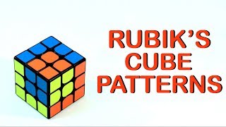 5 COOL Rubiks Cube PATTERNS for 3x3 [upl. by Tuddor]