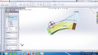 Solidworks TutorialHow To Use Flex  Bending Tool [upl. by Gerrilee]