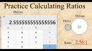 Calculate gear ratios [upl. by Htiekram]