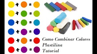 Como combinar colores con plastilina [upl. by Kcirtapnaes]