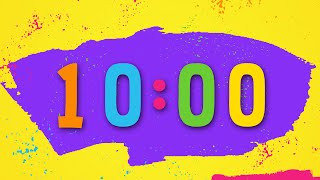 10 Minute Kids Cleanup Countdown with Song HD [upl. by Dunkin]