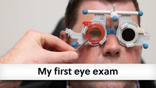 My first eye exam [upl. by Ellehsem]