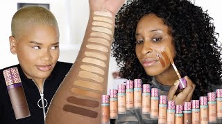 Black Girls React to Tarte Shape Tape Foundation  Jackie Aina [upl. by Petuu]