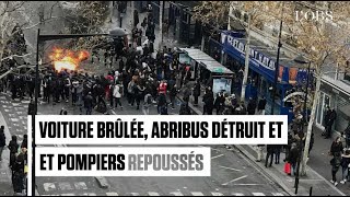 Aubervilliers  scènes de violences aux abords dun lycée [upl. by Keating716]