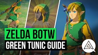 Zelda Breath of the Wild  How to Get the Iconic Green Tunic Without Amiibo [upl. by Cogen123]