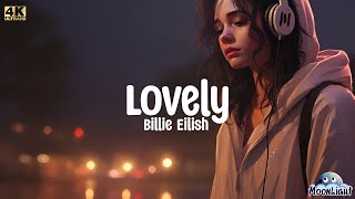 Billie Eilish  Khalid  Lovely Lyrics [upl. by Arimas]