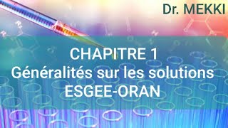 5  CHAPITRE 1  ACTIVITÉ ET COEFFICIENT DACTIVITÉ [upl. by Hindorff]