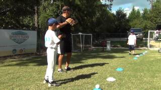 Learning How to Throw the Baseball Correctly 7 amp 8 year olds [upl. by Sal]