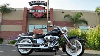 2017 HarleyDavidson Softail Deluxe FLSTN│Review amp Test Ride [upl. by Einamrej]