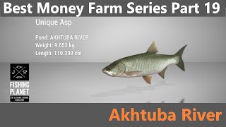 Fishing Planet Best Money Farm Series Part 19 Akhtuba River AspZanderPike [upl. by Eilrak]