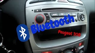 Peugeot 308 How To Pair Your Mobile To The Bluetooth System [upl. by Arlyn550]