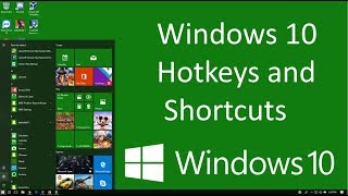 Windows 10 Hotkeys and Shortcuts [upl. by Naid]