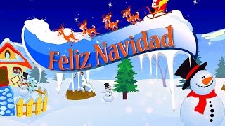 Feliz Navidad  Full Carol With Lyrics  Best Christmas Carols For Kids [upl. by Garald]