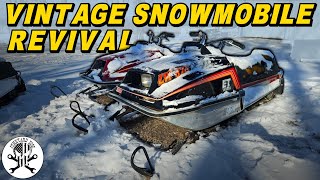 Will this ABANDONED Snowmobile RUN amp RIDE Again  How to Make an Old Sled Reliable [upl. by Imerej]