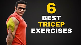 6 Best Dumbbell Tricep Workout  Yatinder Singh [upl. by Ecirtahs]