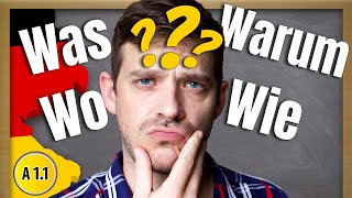 Basic German Question Words  All A1 Question Words You Need to Know [upl. by Zsazsa]