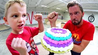 FATHER SON CAKEATHLON Obstacle Course [upl. by Ycart661]