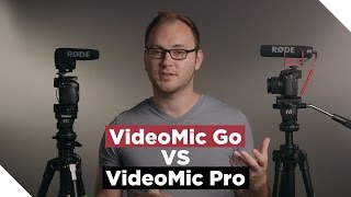 RODE VideoMic Go VS VideoMic Pro [upl. by Alaunnoif]