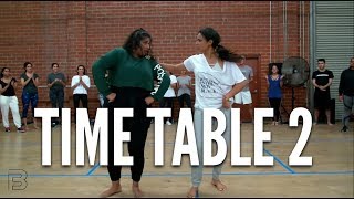 quotTime Table 2quot  BHANGRA FUNK Dance  Shivani Bhagwan and Chaya Kumar Choreography [upl. by Ayikahs389]