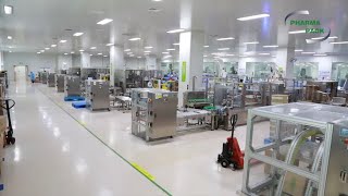 PHARMAPACK smart bottle packaging line in BYHEALTH [upl. by Ahsitruc415]