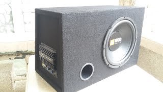 How to Make DIY Powered Car Subwoofer Box [upl. by Inez]