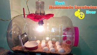 DIY  HOMEMADE INCUBATOR  HOW TO MAKE AN EGG INCUBATOR  HATCHING CHICKEN EGGS [upl. by Loyce676]