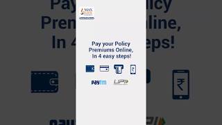 How to Pay Life Insurance Premium Online  Max Life Insurance [upl. by Acinomad466]