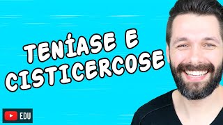 TENÍASE SOLITÁRIA E CISTICERCOSE  Parasitologia  Biologia com Samuel Cunha [upl. by Rozina]